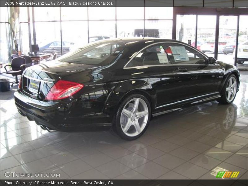 Black / designo Charcoal 2008 Mercedes-Benz CL 63 AMG