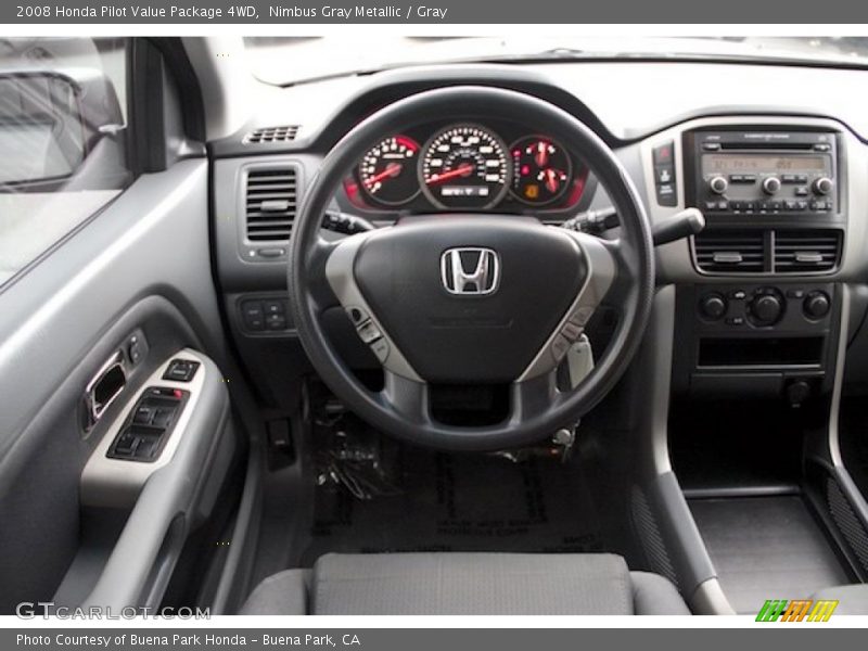 Nimbus Gray Metallic / Gray 2008 Honda Pilot Value Package 4WD