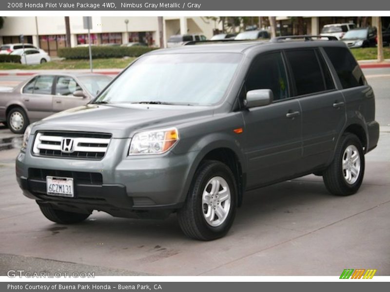 Nimbus Gray Metallic / Gray 2008 Honda Pilot Value Package 4WD