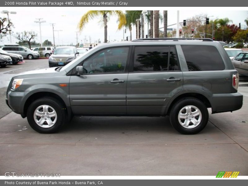 Nimbus Gray Metallic / Gray 2008 Honda Pilot Value Package 4WD