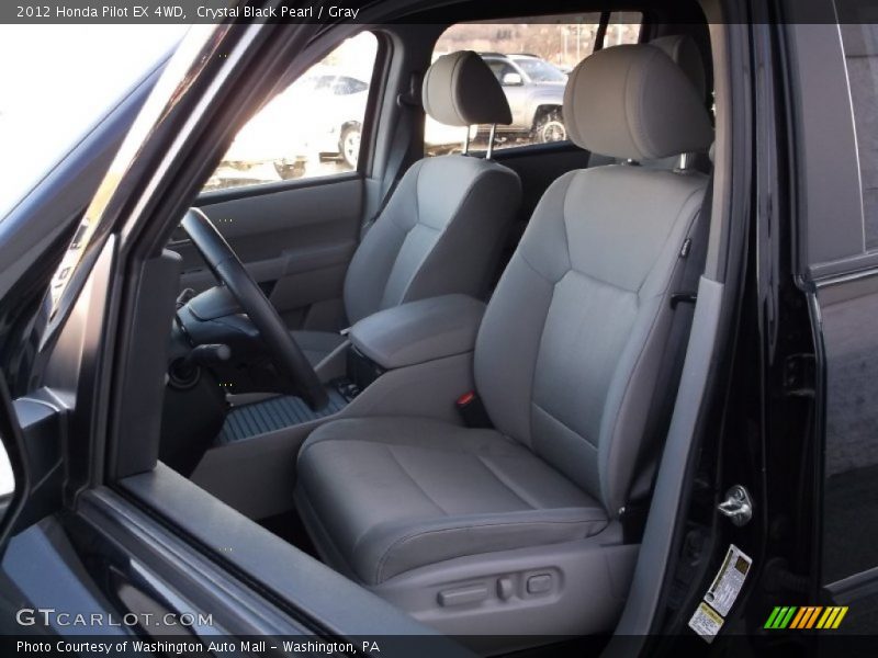 Crystal Black Pearl / Gray 2012 Honda Pilot EX 4WD