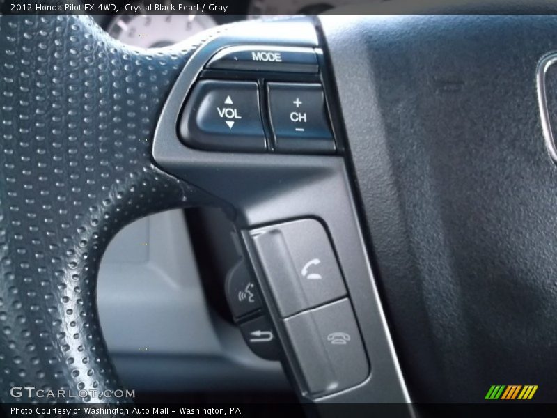 Crystal Black Pearl / Gray 2012 Honda Pilot EX 4WD