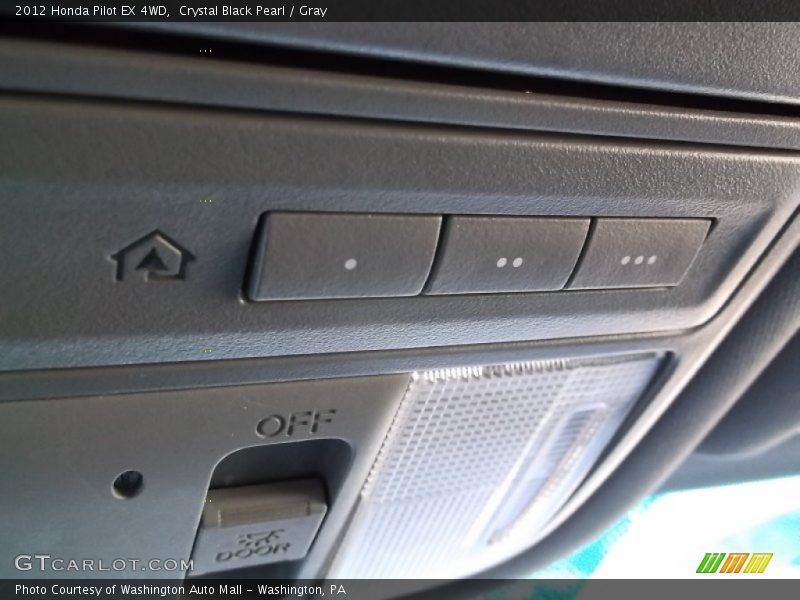 Crystal Black Pearl / Gray 2012 Honda Pilot EX 4WD