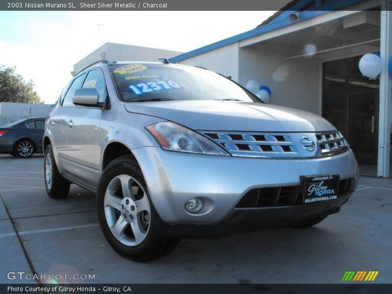 Sheer Silver Metallic / Charcoal 2003 Nissan Murano SL