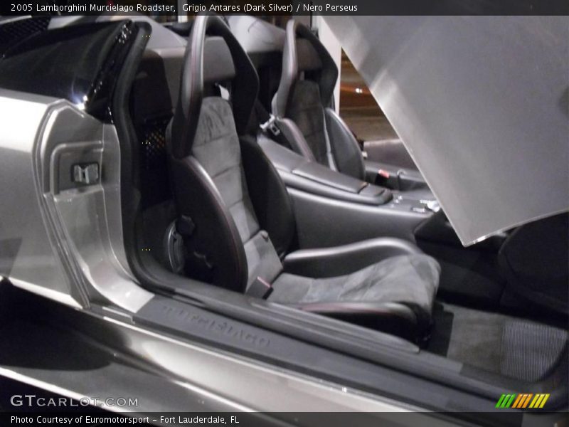 Grigio Antares (Dark Silver) / Nero Perseus 2005 Lamborghini Murcielago Roadster