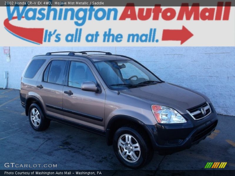 Mojave Mist Metallic / Saddle 2002 Honda CR-V EX 4WD