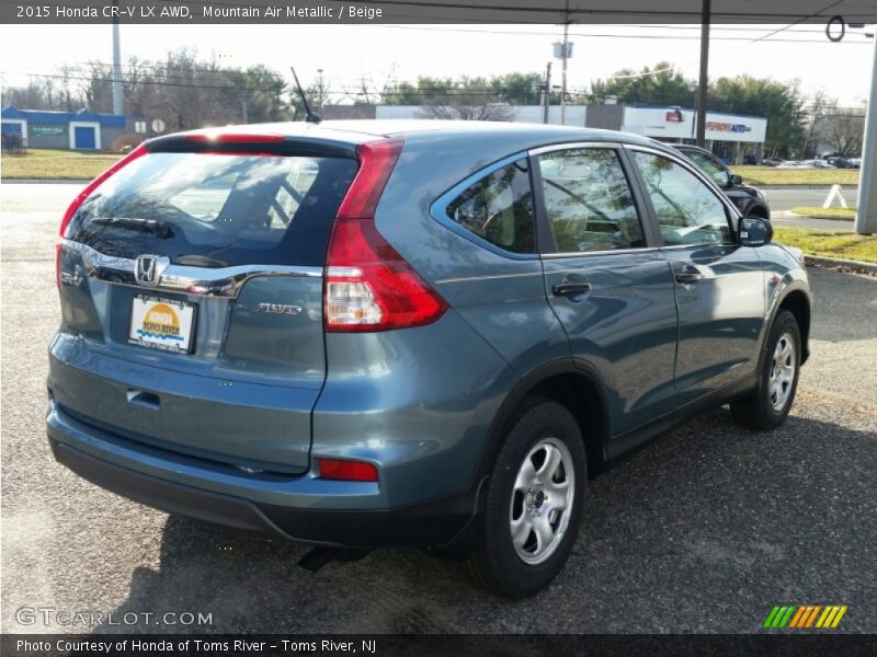 Mountain Air Metallic / Beige 2015 Honda CR-V LX AWD