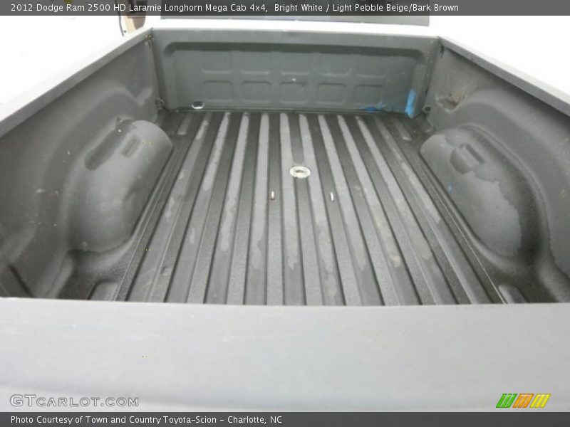 Bright White / Light Pebble Beige/Bark Brown 2012 Dodge Ram 2500 HD Laramie Longhorn Mega Cab 4x4