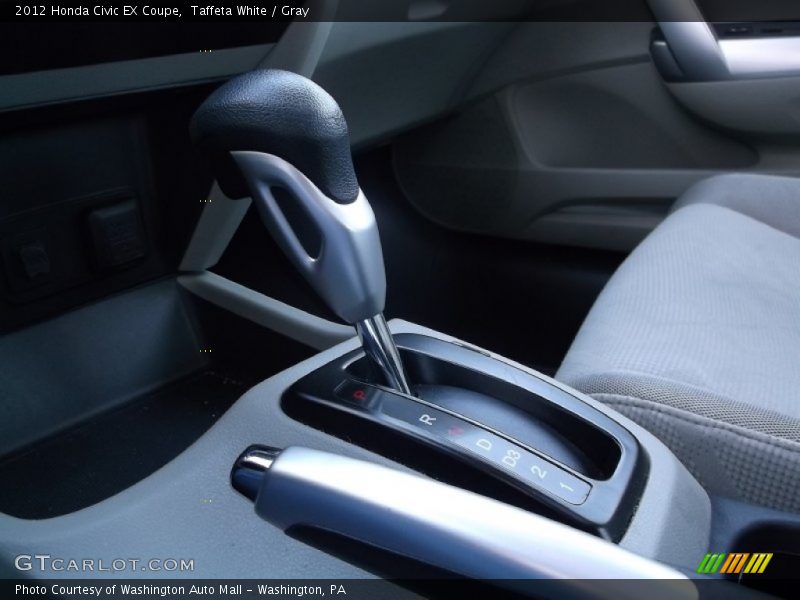 Taffeta White / Gray 2012 Honda Civic EX Coupe
