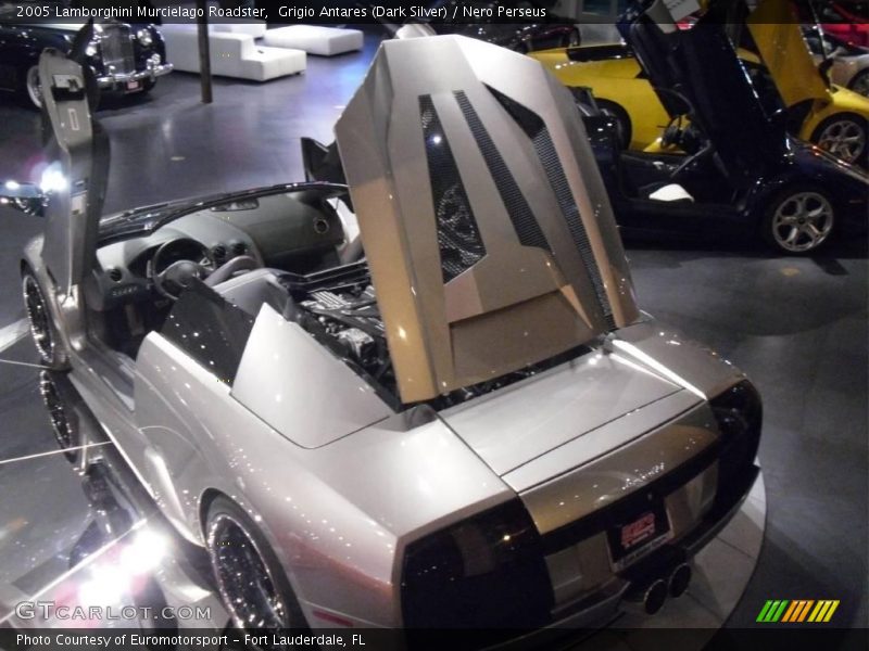 Grigio Antares (Dark Silver) / Nero Perseus 2005 Lamborghini Murcielago Roadster