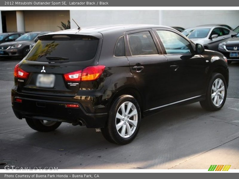 Labrador Black / Black 2012 Mitsubishi Outlander Sport SE