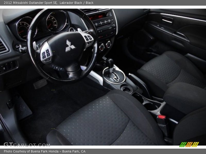 Labrador Black / Black 2012 Mitsubishi Outlander Sport SE