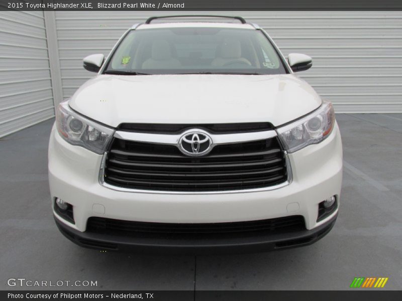Blizzard Pearl White / Almond 2015 Toyota Highlander XLE