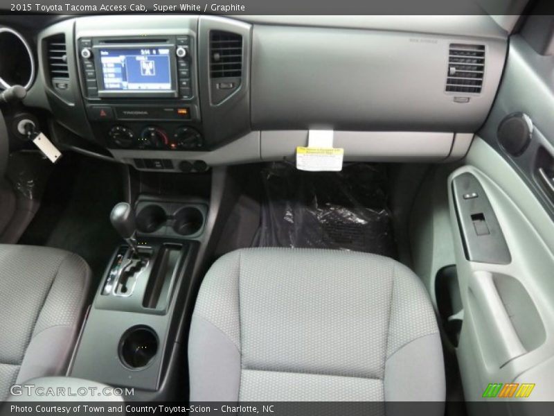 Super White / Graphite 2015 Toyota Tacoma Access Cab