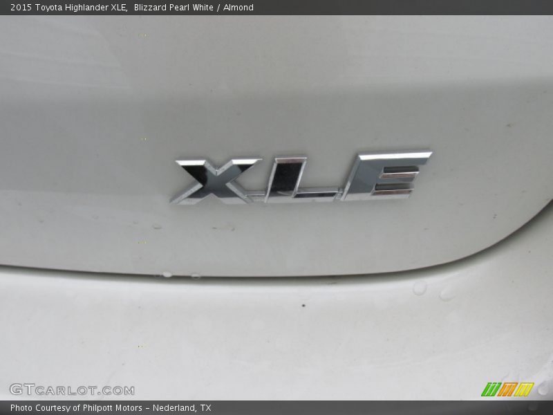 Blizzard Pearl White / Almond 2015 Toyota Highlander XLE