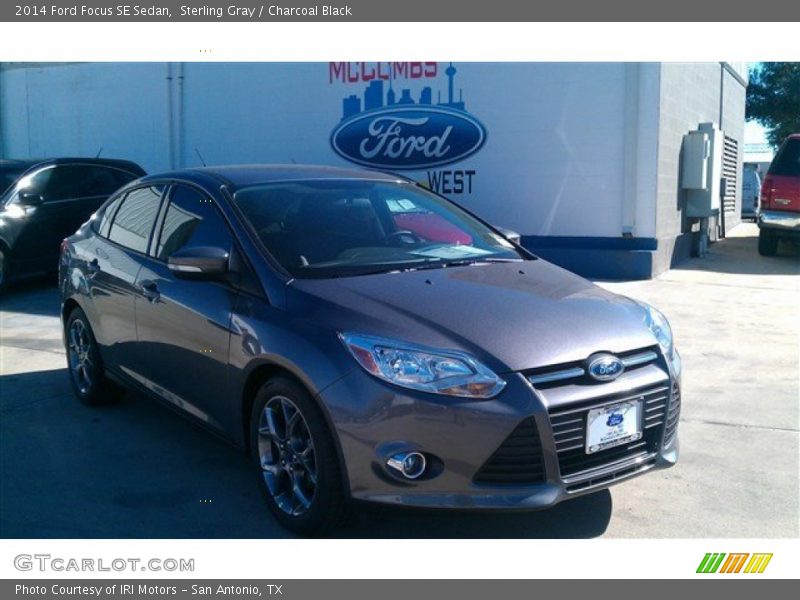 Sterling Gray / Charcoal Black 2014 Ford Focus SE Sedan