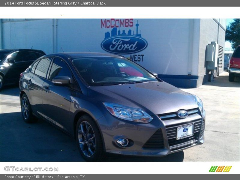 Sterling Gray / Charcoal Black 2014 Ford Focus SE Sedan