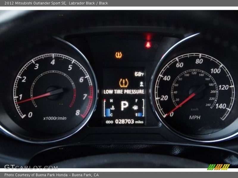 Labrador Black / Black 2012 Mitsubishi Outlander Sport SE