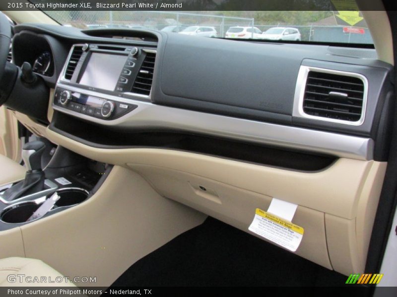 Blizzard Pearl White / Almond 2015 Toyota Highlander XLE