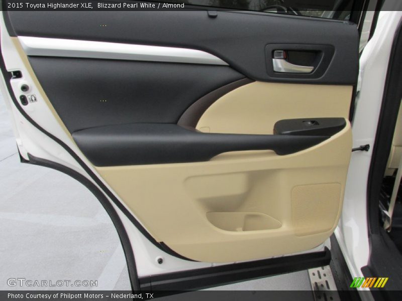 Blizzard Pearl White / Almond 2015 Toyota Highlander XLE