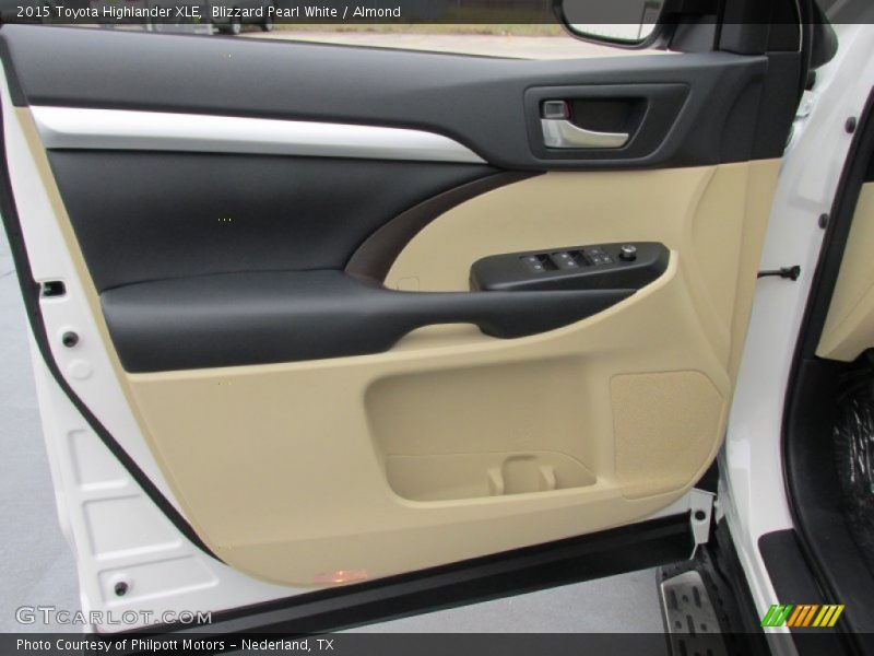 Blizzard Pearl White / Almond 2015 Toyota Highlander XLE