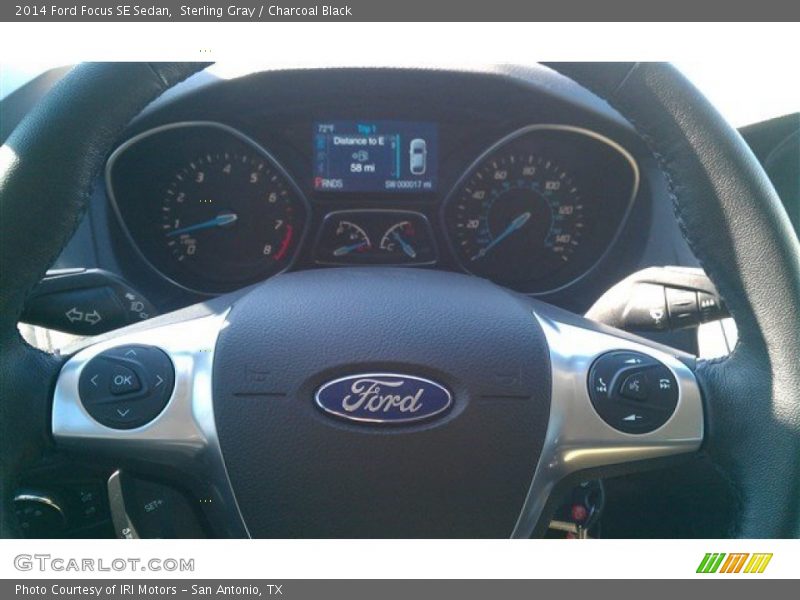 Sterling Gray / Charcoal Black 2014 Ford Focus SE Sedan