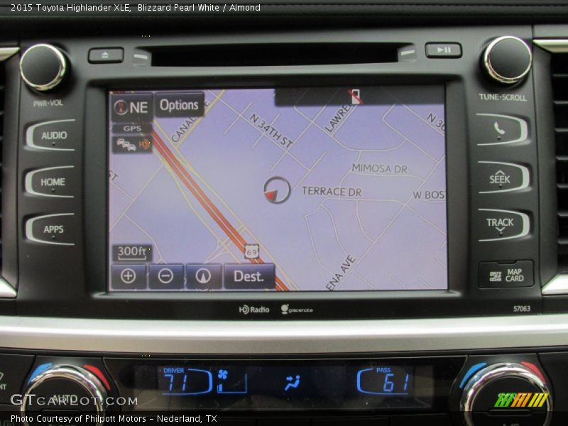 Blizzard Pearl White / Almond 2015 Toyota Highlander XLE