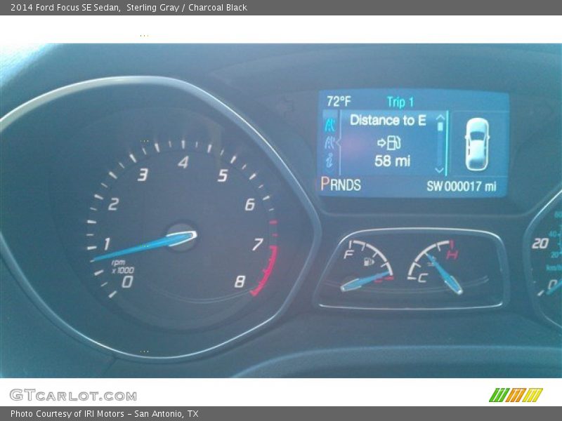 Sterling Gray / Charcoal Black 2014 Ford Focus SE Sedan