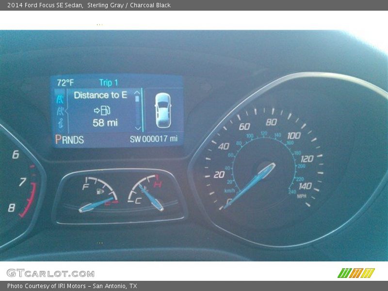 Sterling Gray / Charcoal Black 2014 Ford Focus SE Sedan
