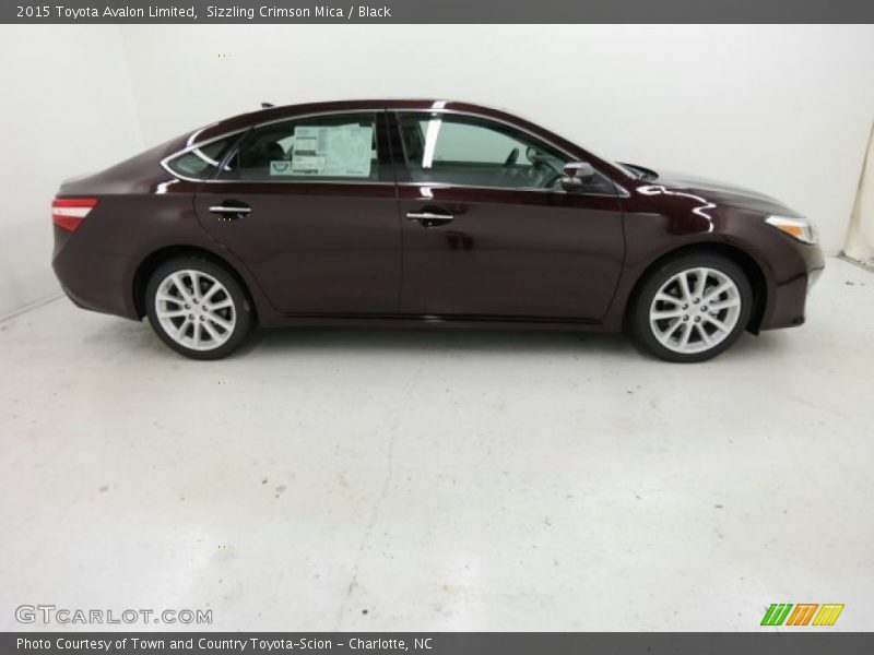 Sizzling Crimson Mica / Black 2015 Toyota Avalon Limited