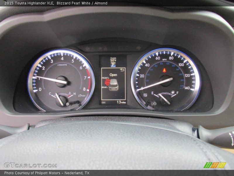 Blizzard Pearl White / Almond 2015 Toyota Highlander XLE