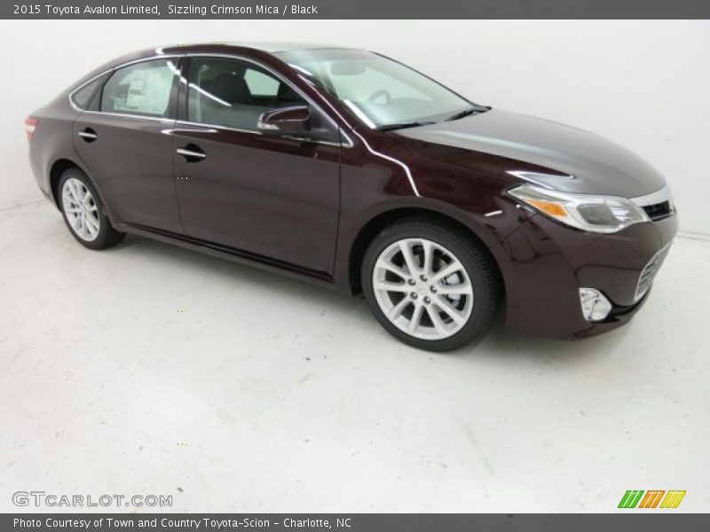 Sizzling Crimson Mica / Black 2015 Toyota Avalon Limited