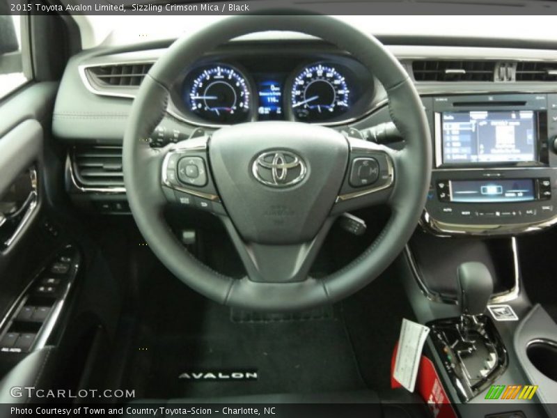 Sizzling Crimson Mica / Black 2015 Toyota Avalon Limited