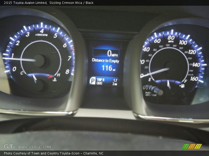 Sizzling Crimson Mica / Black 2015 Toyota Avalon Limited
