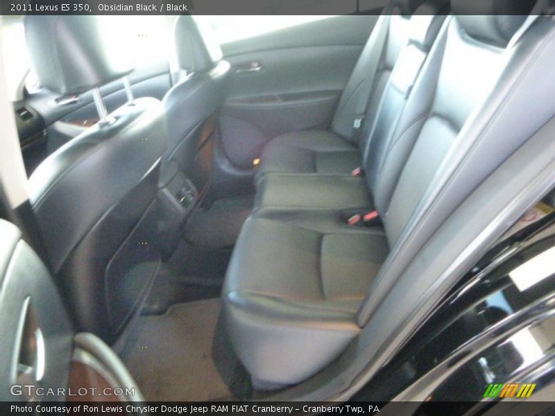 Obsidian Black / Black 2011 Lexus ES 350