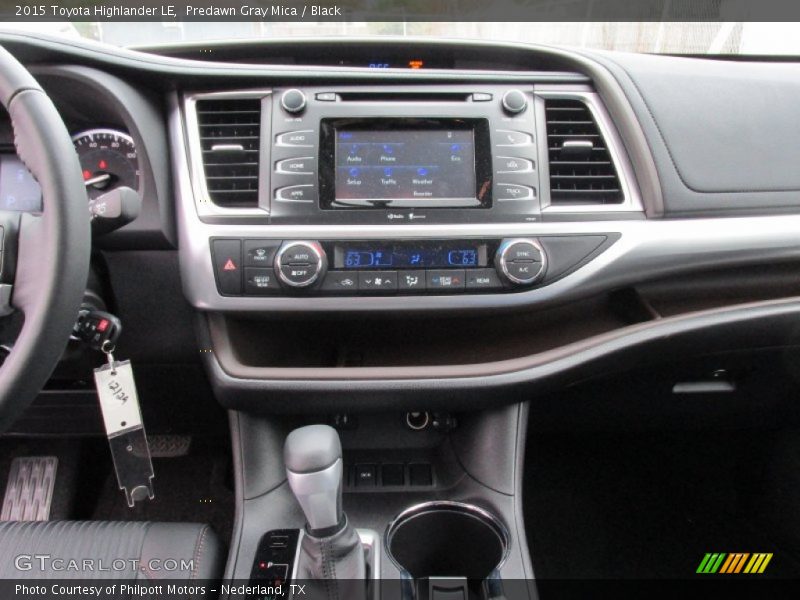 Predawn Gray Mica / Black 2015 Toyota Highlander LE