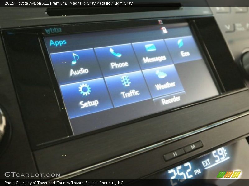 Magnetic Gray Metallic / Light Gray 2015 Toyota Avalon XLE Premium