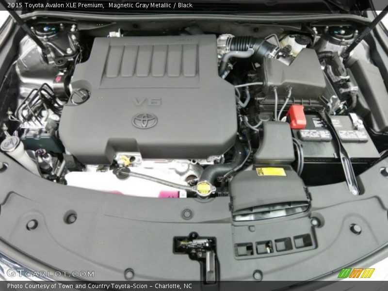 Magnetic Gray Metallic / Black 2015 Toyota Avalon XLE Premium