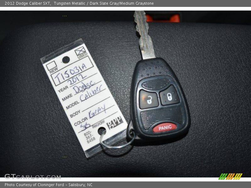 Tungsten Metallic / Dark Slate Gray/Medium Graystone 2012 Dodge Caliber SXT