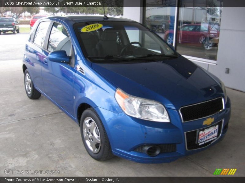 Bright Blue / Charcoal 2009 Chevrolet Aveo Aveo5 LT