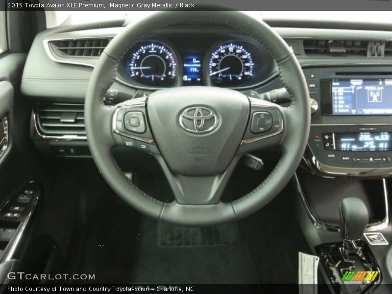 Magnetic Gray Metallic / Black 2015 Toyota Avalon XLE Premium