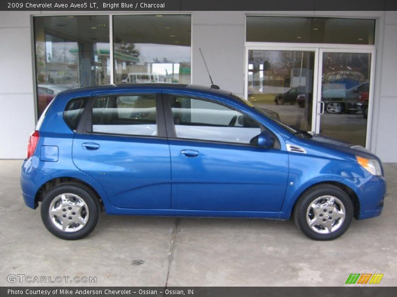 Bright Blue / Charcoal 2009 Chevrolet Aveo Aveo5 LT