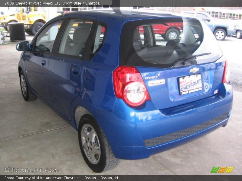 Bright Blue / Charcoal 2009 Chevrolet Aveo Aveo5 LT