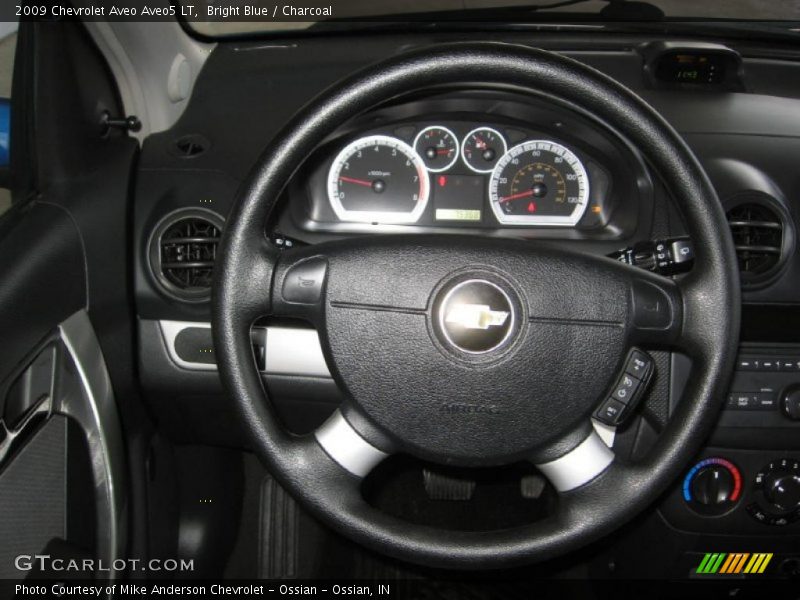 Bright Blue / Charcoal 2009 Chevrolet Aveo Aveo5 LT