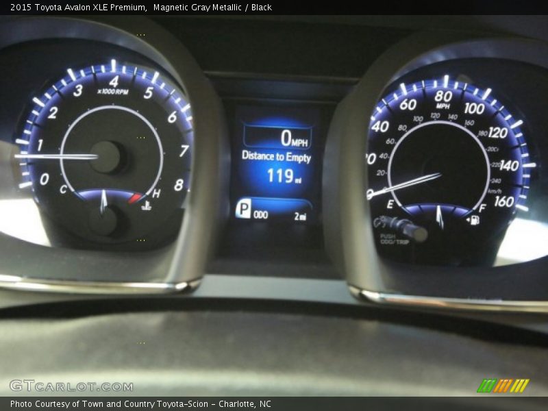 Magnetic Gray Metallic / Black 2015 Toyota Avalon XLE Premium