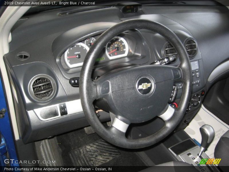 Bright Blue / Charcoal 2009 Chevrolet Aveo Aveo5 LT