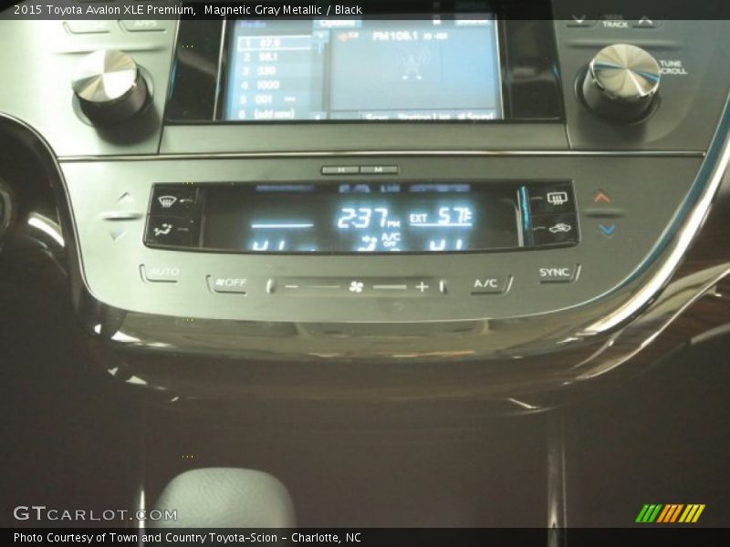 Magnetic Gray Metallic / Black 2015 Toyota Avalon XLE Premium