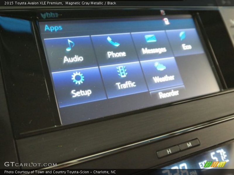 Magnetic Gray Metallic / Black 2015 Toyota Avalon XLE Premium