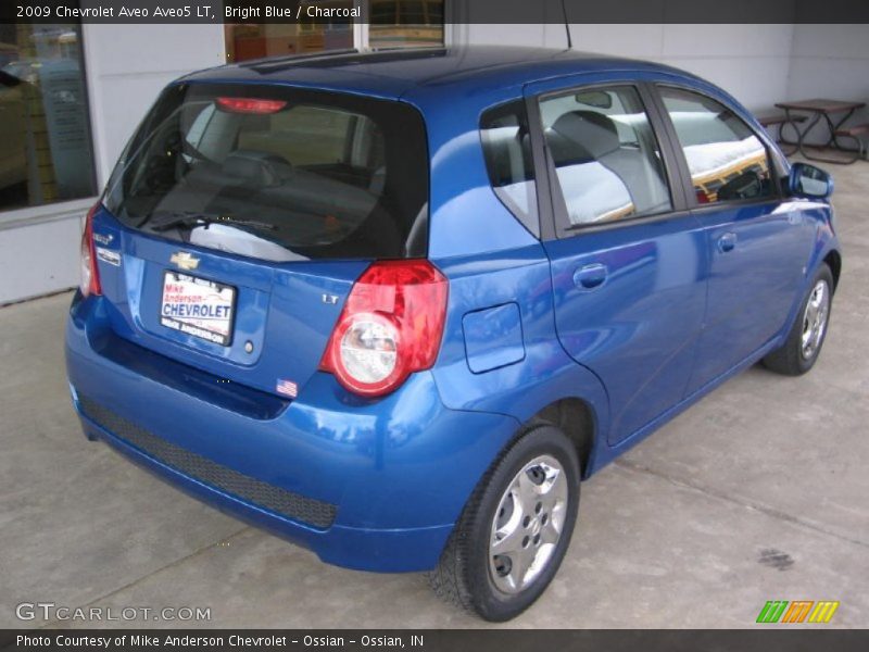 Bright Blue / Charcoal 2009 Chevrolet Aveo Aveo5 LT