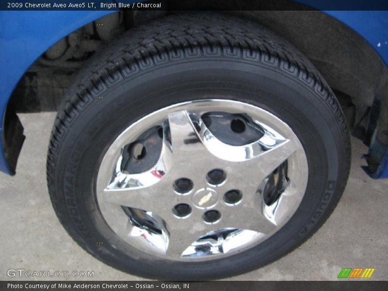 Bright Blue / Charcoal 2009 Chevrolet Aveo Aveo5 LT
